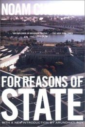 book cover of For reasons of state by 诺姆·乔姆斯基