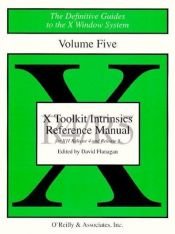 book cover of X toolkit intrinsics reference manual by David Flanagan