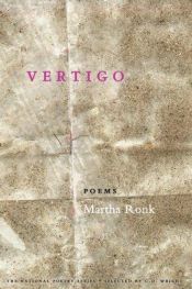 book cover of Vertigo (National Poetry Series Books) by Martha Ronk