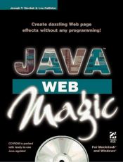 book cover of Java Web Magic by Joseph T. Sinclair