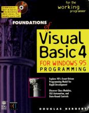 book cover of Foundations of Visual Basic 4 for Windows 95 programming by Douglas Hergert