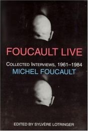 book cover of Foucault live by Μισέλ Φουκώ