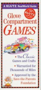 book cover of Glove Compartment Games (Klutz Guides) by Inc. Klutz