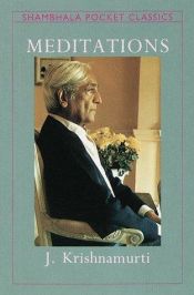 book cover of MEDITATIONS-POCKET (Shambhala Pocket Classics) by Jiddu Krishnamurti