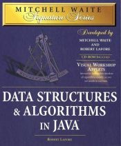 book cover of Data structures & algorithms in Java by Mitchell Waite