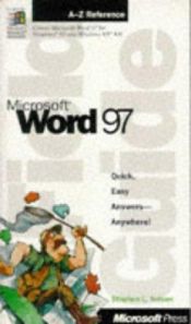 book cover of Microsoft Word 97 Field Guide (Pocket Guide (Microsoft)) by Stephen L. Nelson