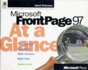 book cover of Microsoft Frontpage 97: At a Glance (At a Glance (Microsoft)) by Stephen L. Nelson