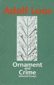 book cover of Ornament und Verbrechen by Adolf Loos