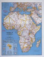 book cover of National Geographic Africa Map: 22" X 28 3 by National Geographic Society