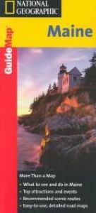 book cover of National Geographic Guide Map Maine by National Geographic Society