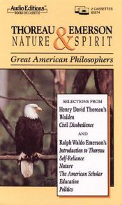 book cover of Thoreau & Emerson: Nature & Spirit (Audio Editions) by Henry David Thoreau