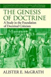 book cover of The genesis of doctrine by Alister McGrath