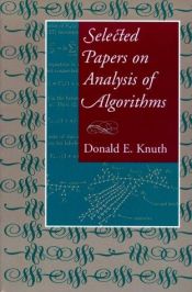 book cover of Selected Papers on Analysis of Algorithms by Donald Ervin Knuth