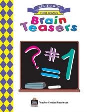 book cover of Brain Teasers, Grade 1 Workbook by Michael Levin