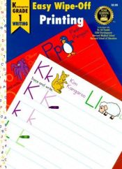 book cover of Easy Wipe-Off Printing: Kindergarten Grade 1 Writing (Home Learning Tools) by Dalmatian Press