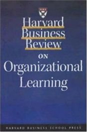 book cover of Harvard business review on organizational learning by Harvard Business School Press