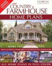 book cover of New Country & Farmhouse Home Plans by Editors of Creative Homeowner