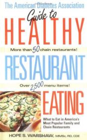 book cover of American Diabetes Association Guide to Healthy Restaurant Eating by American Diabetes Association