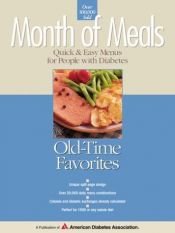 book cover of Month of Meals: Old-Time Favorites by American Diabetes Association