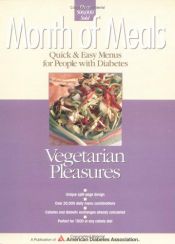 book cover of Month of Meals: Vegetarian Pleasures (Month of Meals Menu Planning) by American Diabetes Association
