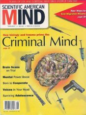 book cover of Scientific American Mind, January 2007 Issue by Scientific American