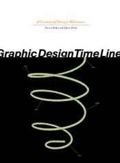 book cover of Graphic Design Time Line : A Century of Design Milestones by Steven Heller