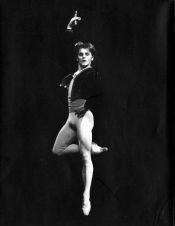 book cover of Baryshnikov in black and white by Joan Acocella