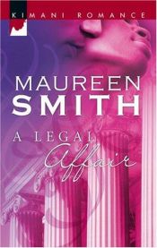 book cover of A legal affair by Maureen Smith