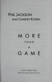 book cover of More than a game by Phil Jackson