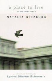 book cover of A place to live by Natalia Ginzburg
