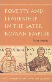 book cover of Povertà e leadership nel tardo romano impero by Peter Brown