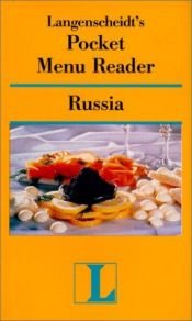 book cover of Pocket Menu Reader Russia (Pocket Dictionaries) by Langenscheidt Publishers