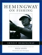 book cover of Hemingway on Fishing by アーネスト・ヘミングウェイ