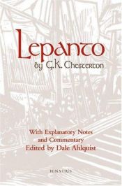 book cover of Lepanto by G.K. Chesterton