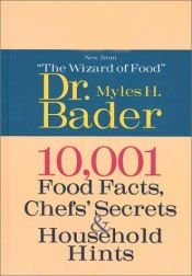 book cover of 10,001 Food Facts, Chefs' Secrets & Household Hints by Myles Bader