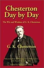 book cover of Chesterton Day by Day: The Wit and Wisdom of G. K. Chesterton by G·K·切斯特顿