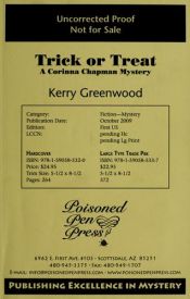 book cover of Trick Or Treat by Kerry Greenwood