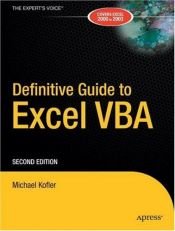 book cover of The Definitive Guide to Excel VBA (Definitive Guide to) by Michael Kofler