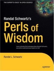 book cover of Randal Schwartz's Perls of wisdom by Randal L. Schwartz