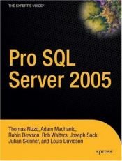 book cover of Pro SQL Server 2005 (Pro) by Thomas Rizzo