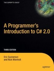 book cover of A Programmers Introduction To C#, First Edition by Eric Gunnerson