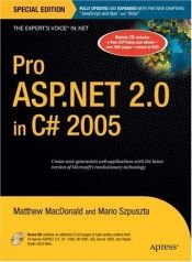 book cover of Pro ASP.NET 2.0 in C# 2005, Special Edition (Pro) by Matthew MacDonald