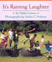 book cover of It's raining laughter by Nikki Grimes