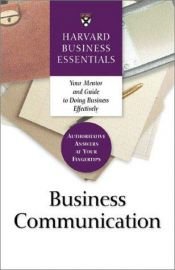 book cover of Business Communication (Harvard Business Essentials) by Harvard Business School Press