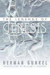 book cover of The Legends of Genesis: The Biblical Saga and History by Hermann Gunkel