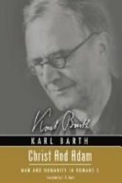 book cover of Christ and Adam by Karl Barth