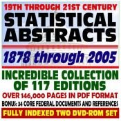 book cover of 19th through 21st Century Statistical Abstract of the United States, 1878 through 2005, the Complete National Data Book by The United States of America