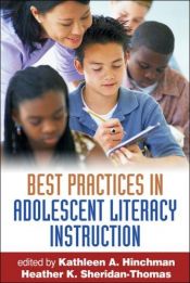 book cover of Best practices in adolescent literacy instruction by Kathleen A. Hinchman