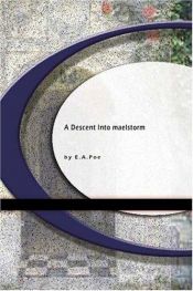 book cover of A Descent into the Maelstrom by Էդգար Ալլան Պո