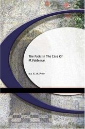 book cover of The Facts in the Case of M. Valdemar by எட்கர் ஆலன் போ